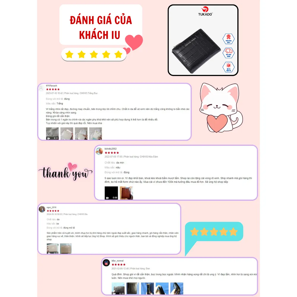 Ảnh Ví Nữ Mini Cầm Tay PERFECT FOR YOU Đựng Tiền Nhiều Ngăn Vân Ra Rắn Cao Cấp Cực Đẹp Giá Rẻ PFY26 2