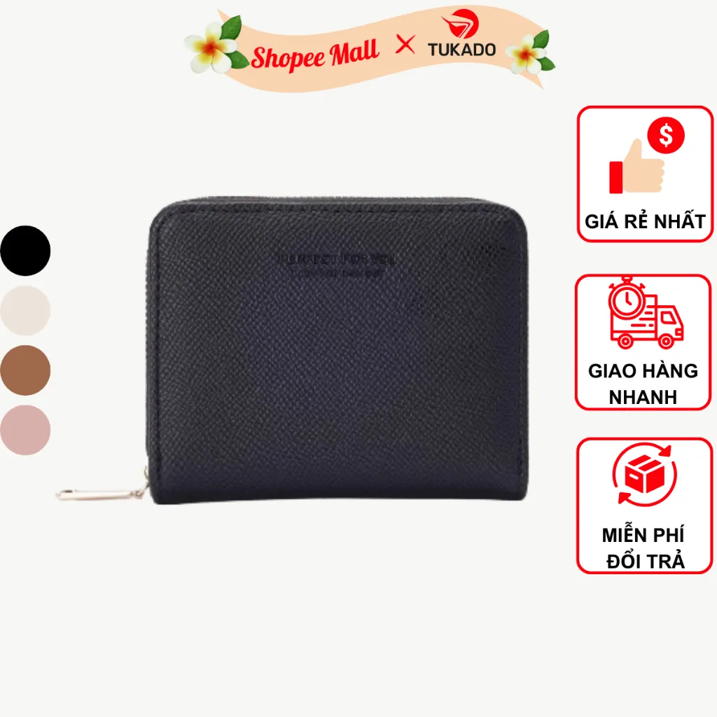 Ảnh Ví Nữ Mini Cầm Tay PERFECT FOR YOU Nhiều Ngăn Da Cao Cấp Cực Đẹp PFY53 1