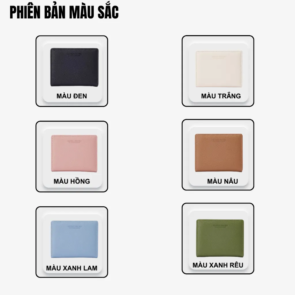 Ảnh Ví Nữ Ngắn Mini Cầm Tay PERFECT FOR YOU Nhỏ Gọn Nhiều Ngăn Đựng Tiền Da Cao Cấp Cực Đẹp PFY56 3