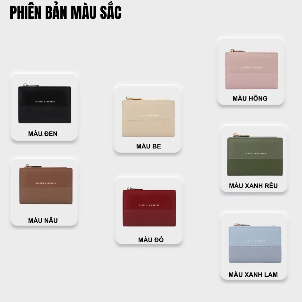 Ảnh Ví Nữ Ngắn Mini Cầm Tay Chính Hãng TAILIAN Trẻ Trung Da Cao Cấp Cực Đẹp TL76 - Tukado 3