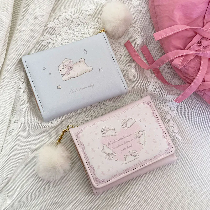 Ảnh Ví nữ ngọt ngào thời trang Móc khóa dễ thương Hộp đựng thẻ đa chức năng Ví đựng tiền mặt 4