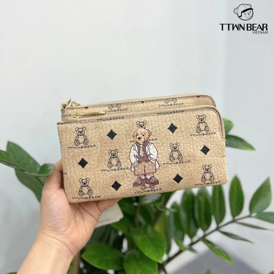 Ảnh Ví TTWN BEAR chính hãng - TT2495 Cầm Tay Nữ TTWN BEAR Đẹp, Sang Trọng Và Chất Lượng 2