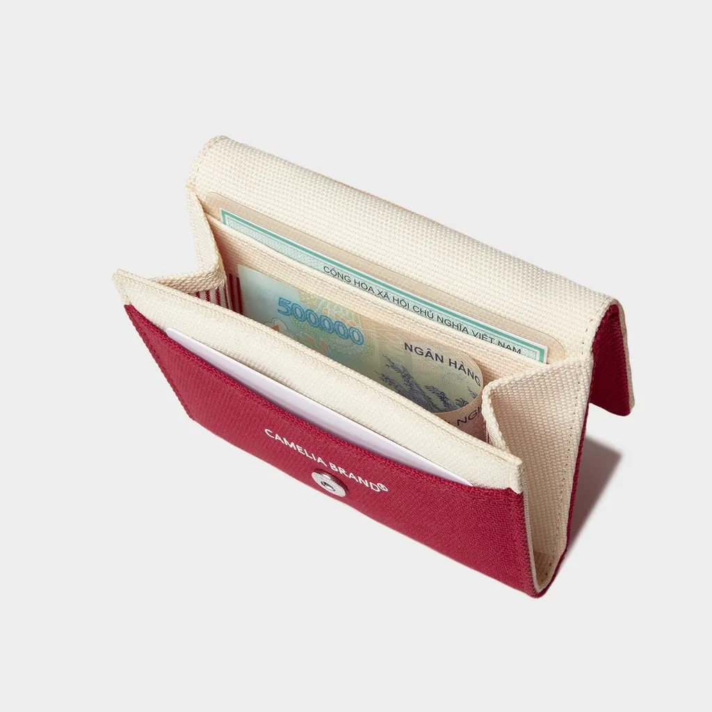 Ảnh Ví vải CAMELIA BRAND® Flap Card Wallet 2