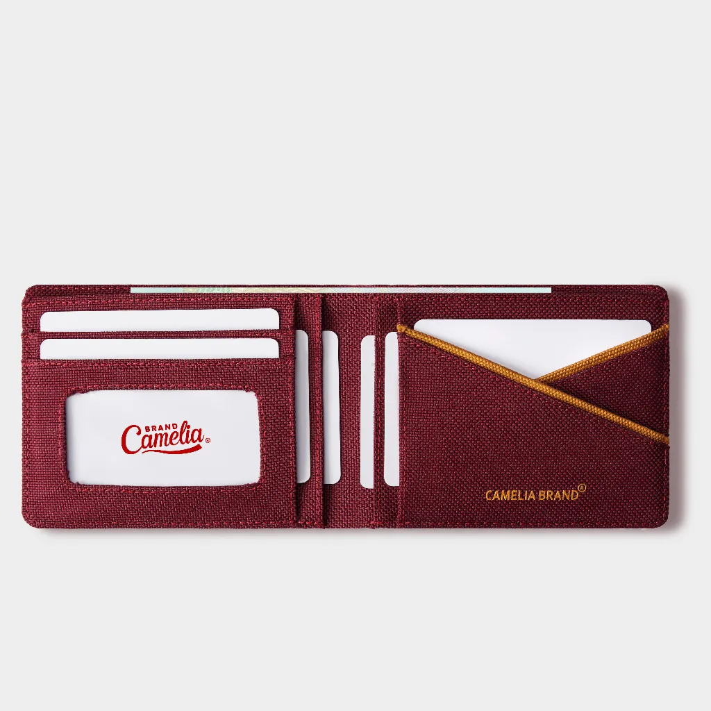 Ảnh Ví vải CAMELIA BRAND Stripe Wallet Ngang 2