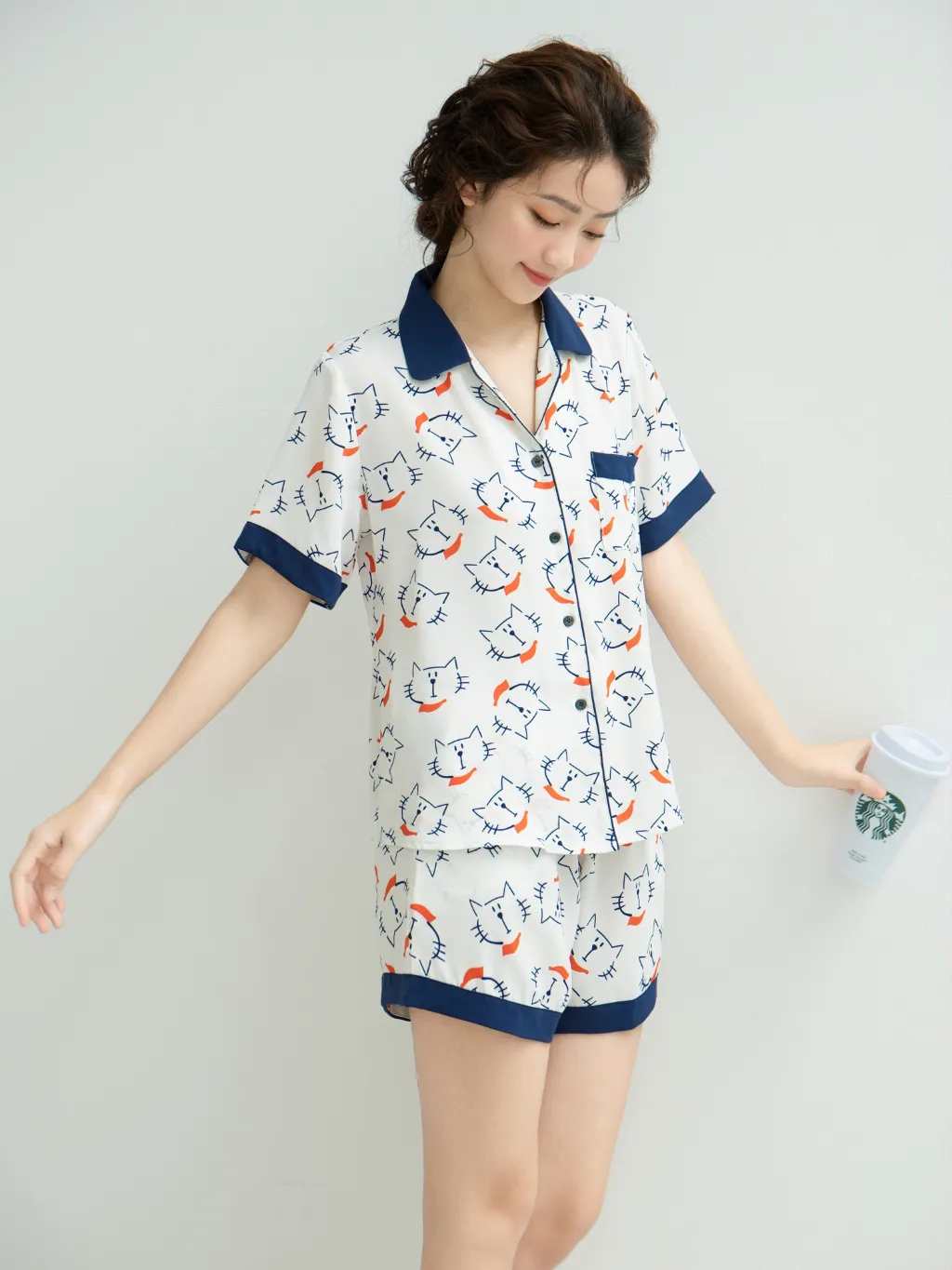 Ảnh VIBES Pijama ngắn Cat Py Set 2
