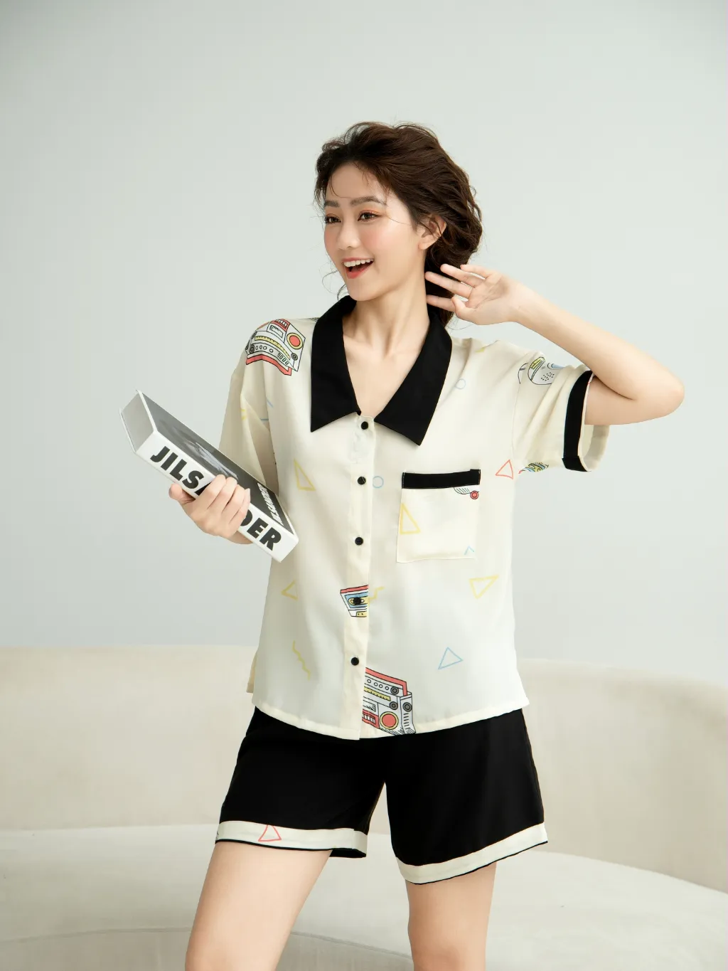 Ảnh VIBES Pijama ngắn Dolly & Cassie Py Set, phom rộng từ 37-80kg 2