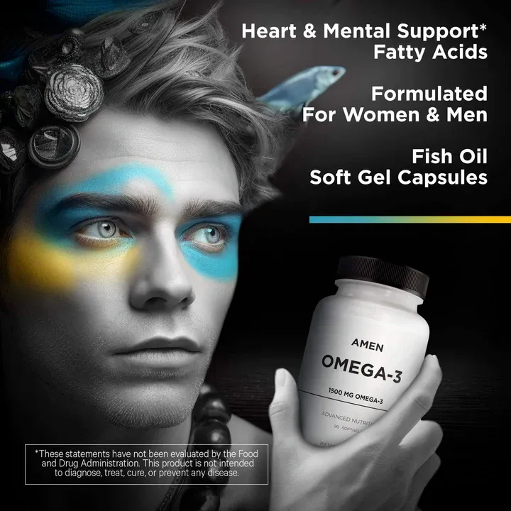 Ảnh Viên dầu cá Codeage Amen Omega-3 Hộp 90 Viên 4