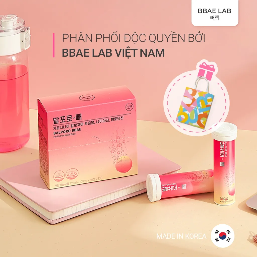 Review Viên Sủi Balporo BBae Hàn Quốc: Giảm Cân, Đẹp Da Hiệu Quả?