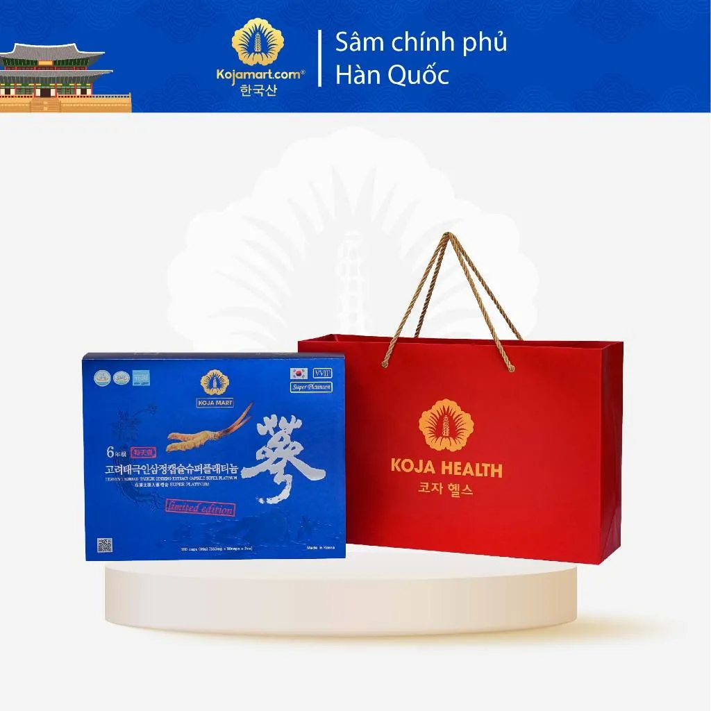 Ảnh Viên Thiên Sâm Đông Trùng Hạ Thảo Kingsize Hộp 180 Viên Korean Red Ginseng 1