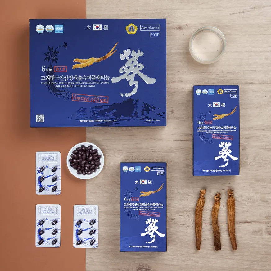 Ảnh Viên Thiên Sâm Đông Trùng Hạ Thảo Kingsize Hộp 180 Viên Korean Red Ginseng 2