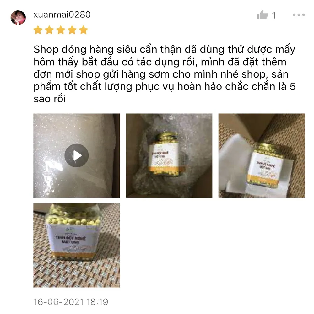Ảnh Viên tinh bột nghệ mật ong nguyên chất| tự nhiên, hữu cơ| tốt cho, dạ dày, phụ nữ sau sinh| HNT NATURAL PRODUCT VTBN120 1