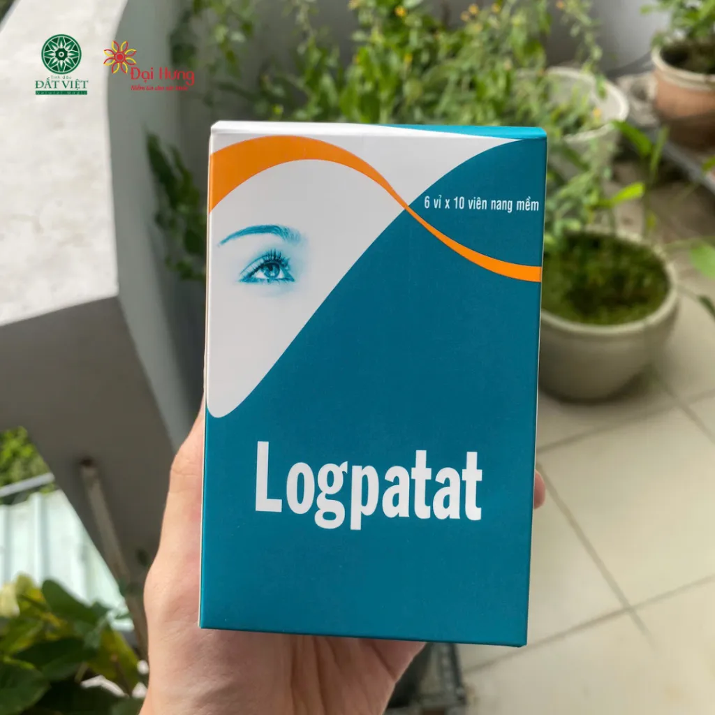 Ảnh Viên uống bổ mắt Logpatat hộp 60 viên chính hãng, Hỗ trợ tăng cường thị lực, chống mỏi mắt, quáng gà 3