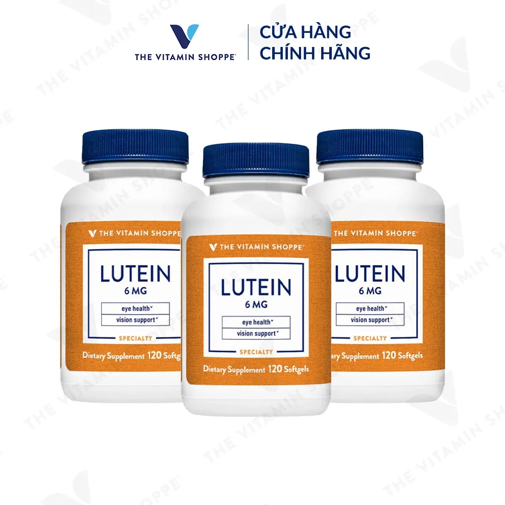 Ảnh Viên uống bổ mắt tăng cường thị lực THE VITAMIN SHOPPE Lutein 6 MG 60/120 viên 3