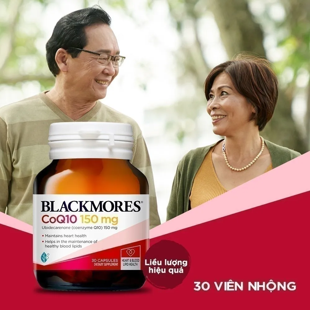 Ảnh Viên Uống Bổ Tim Hỗ Trợ Sức Khỏe Blackmores CoQ10 150mg Lọ 30 Viên 2