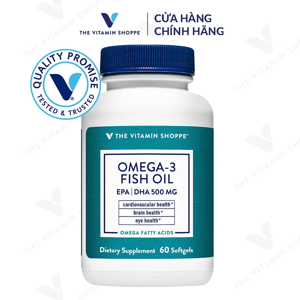 Ảnh Viên uống dầu cá Omega 3 Fish Oil giúp bổ não sáng mắt tăng cường sức khỏe tim mạch 2
