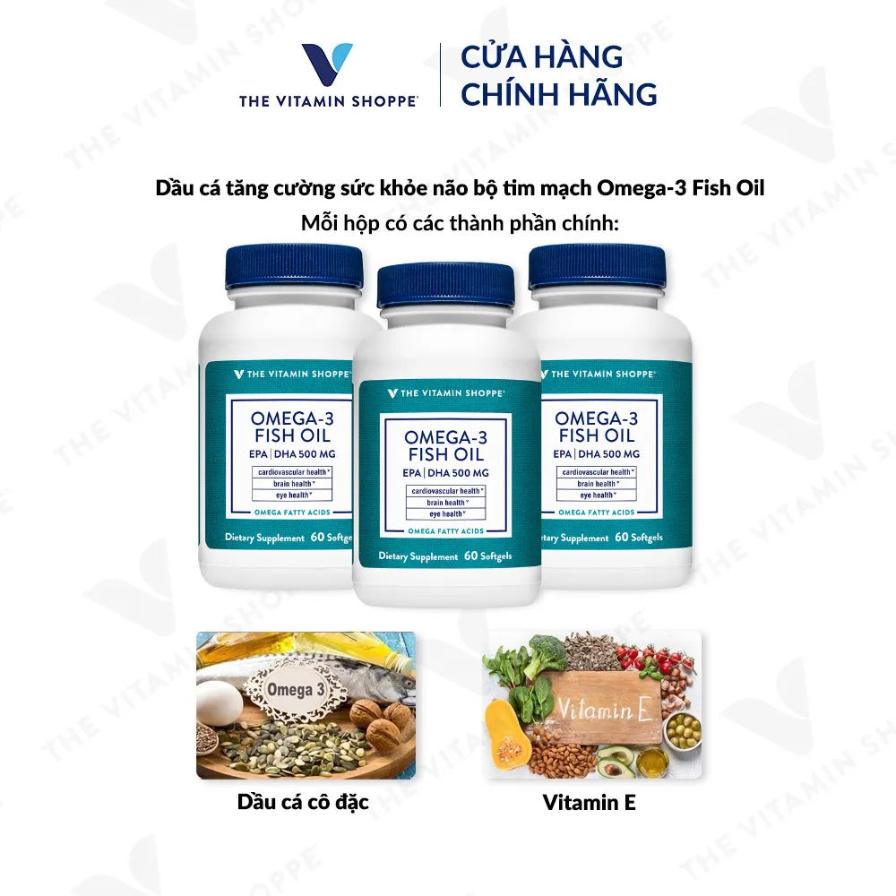 Ảnh Viên uống dầu cá Omega 3 Fish Oil giúp bổ não sáng mắt tăng cường sức khỏe tim mạch 3