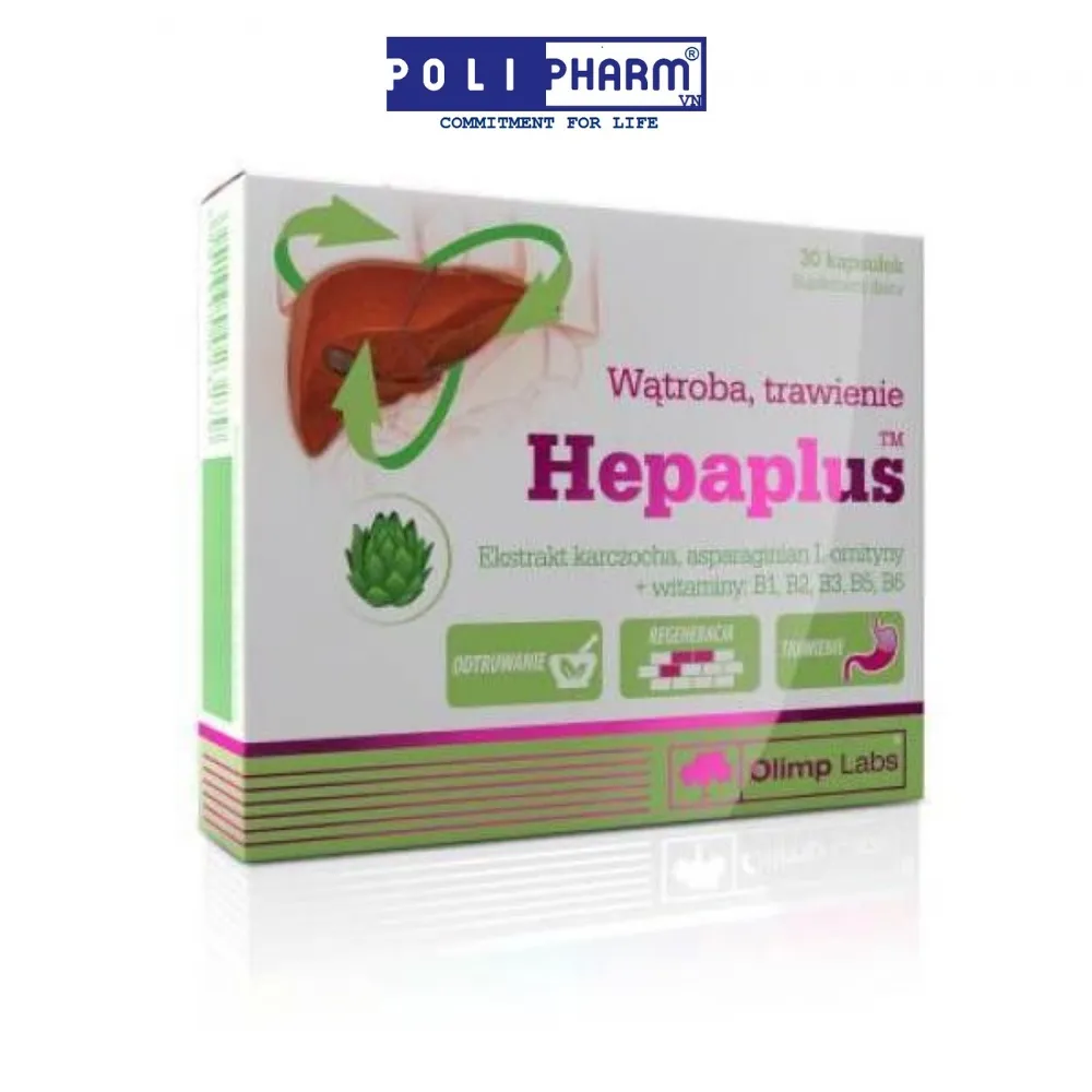 Ảnh Viên uống hỗ trợ chức năng gan Hepaplus - OLIMP LABS xuất xứ Ba Lan Hộp 30 viên POLIPHARM 2