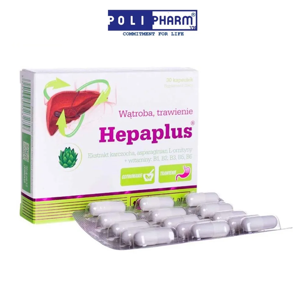 Ảnh Viên uống hỗ trợ chức năng gan Hepaplus - OLIMP LABS xuất xứ Ba Lan Hộp 30 viên POLIPHARM 3