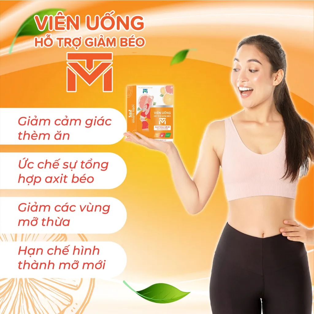 Ảnh Viên uống hỗ trợ giảm béo VTM giảm cảm giác thèm ăn, tăng phân giải mỡ thừa, an toàn hiệu quả - lọ 60 viên 4
