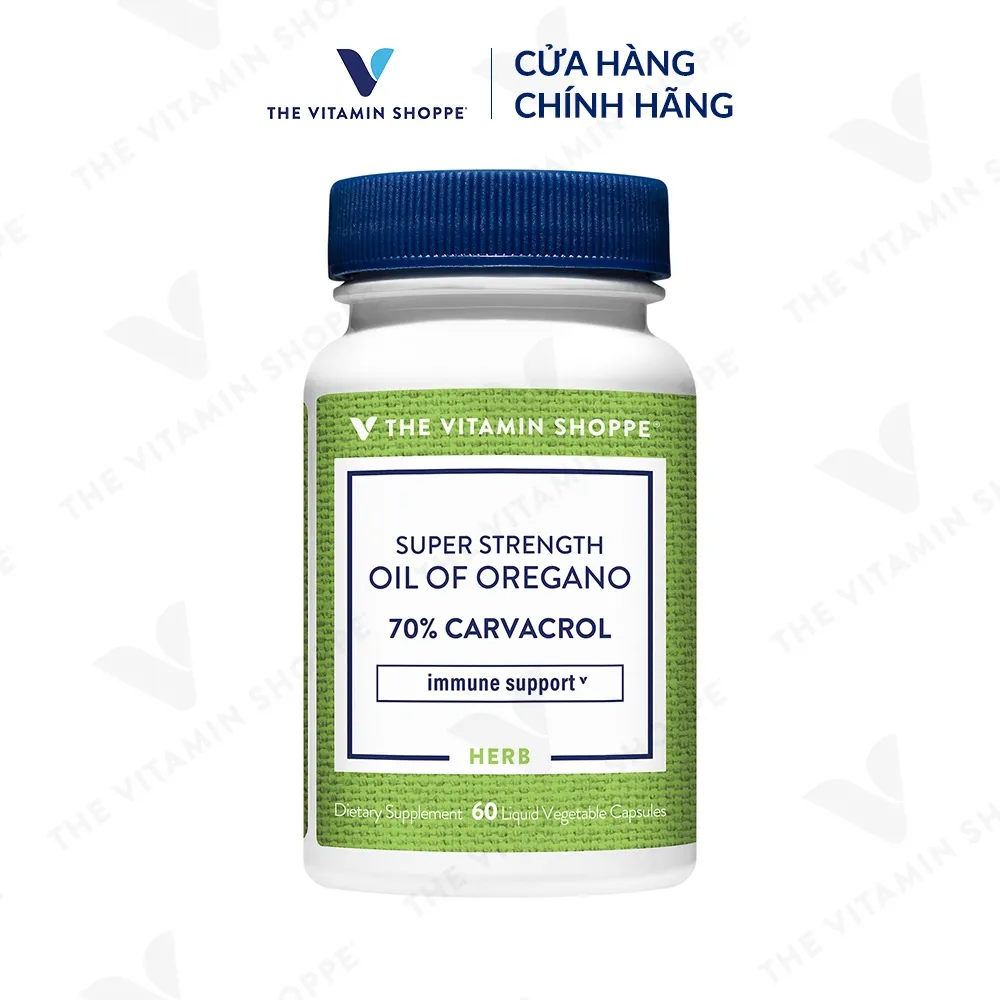 Ảnh Viên uống kháng khuẩn chiết xuất từ tinh dầu cây kinh giới THE VITAMIN SHOPPE Super Strength Oil Of Oregano 4
