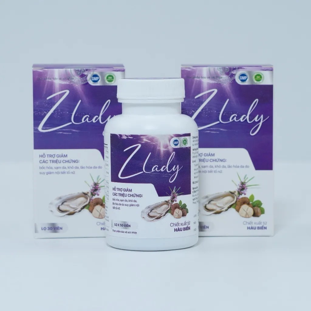 Ảnh Viên uống nội tiết tố nữ estrogen Zlady hỗ trợ làm đẹp da( hộp 30 viên) 3