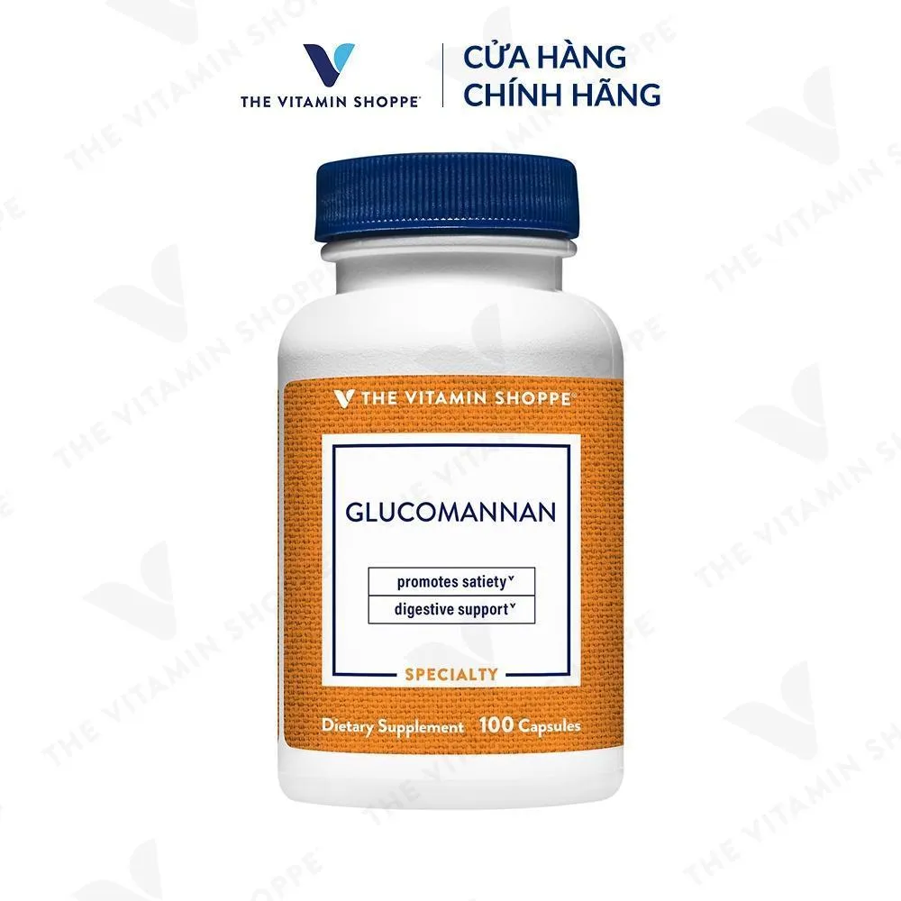 Ảnh VIÊN UỐNG ỔN ĐỊNH ĐƯỜNG HUYẾT THE VITAMIN SHOPPE GLUCOMANNAN 1