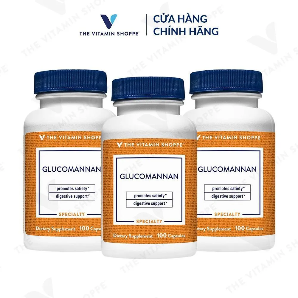 Ảnh VIÊN UỐNG ỔN ĐỊNH ĐƯỜNG HUYẾT THE VITAMIN SHOPPE GLUCOMANNAN 2