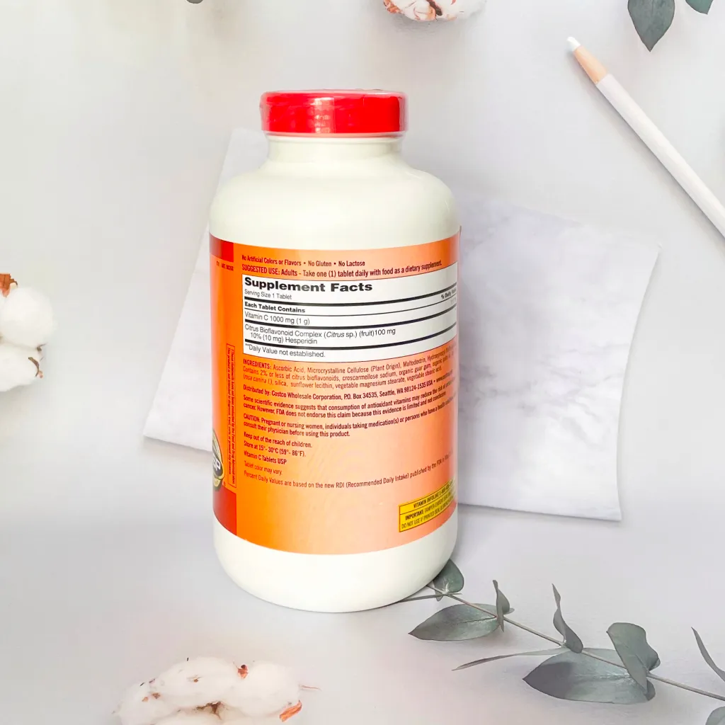 Ảnh Viên vitamin c Kirkland Signature 1000mg sáng da chống lão hóa hộp 500 viên extaste 2