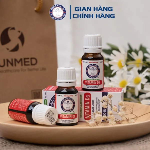 Ảnh Vitamin D3 BioAmicus 400IU/giọt 10ml 1