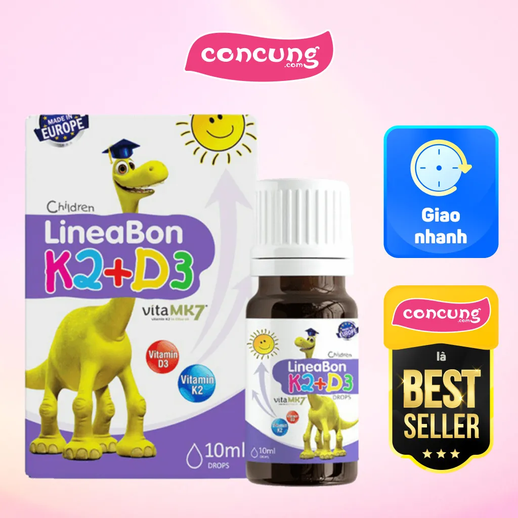 Ảnh Vitamin giúp bé tăng chiều cao K2+D3 Lineabon 2