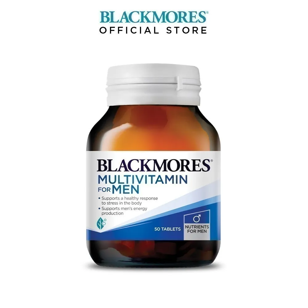 Ảnh Vitamin Tổng Hợp Hỗ Trợ Sức Khỏe Nam Giới Blackmores Multivitamin For Men Lọ 50 Viên 2