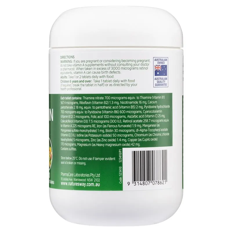 Ảnh Vitamin tổng hợp Úc nature’s way complete daily multivitamin - 200 Viên Healthy Care 2