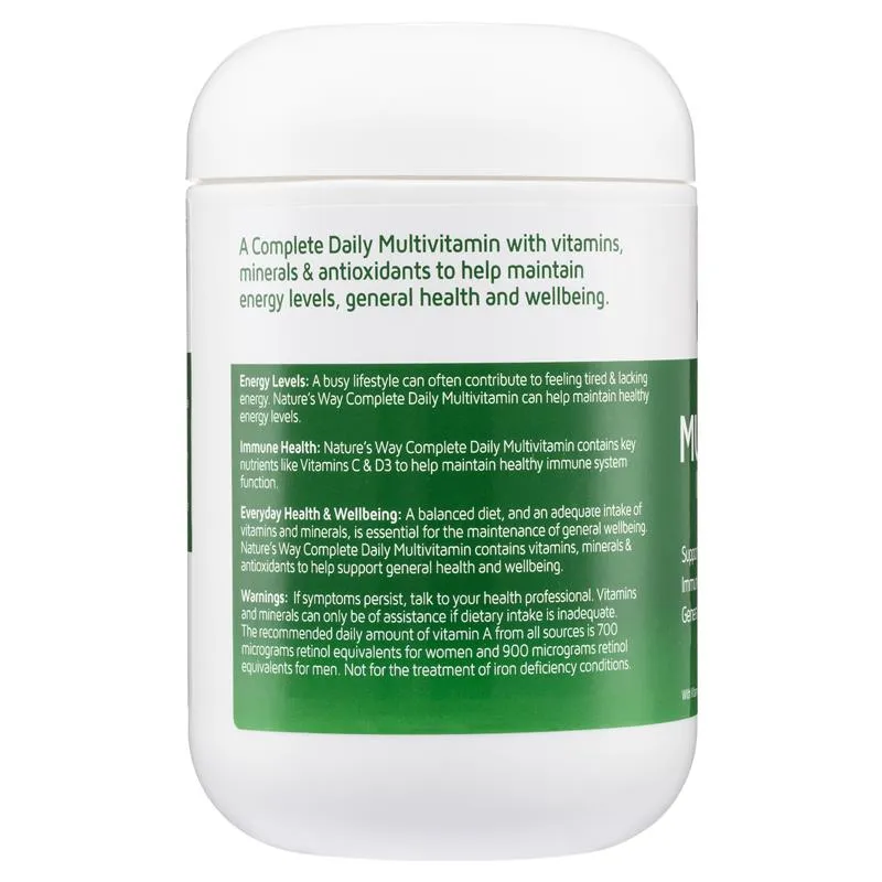 Ảnh Vitamin tổng hợp Úc nature’s way complete daily multivitamin - 200 Viên Healthy Care 3