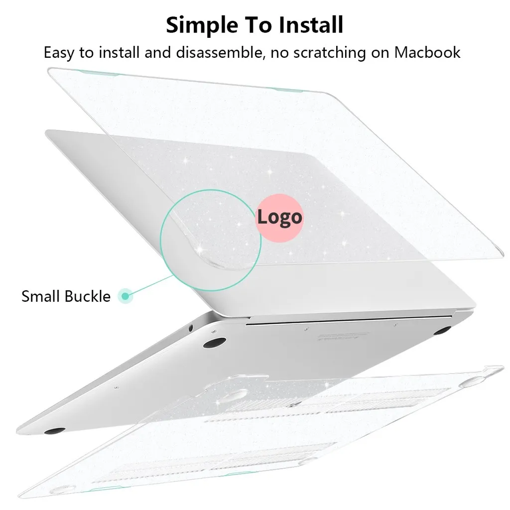 Ảnh Vỏ bảo vệ Batianda cho MacBook Air 13 13.6 15" M4 M3 M2 M1 Pro 13 14 16" A2681 A2941 A2337 A2338 M1 A1706 A2442 A2485 A1466 A1932 A2179 A2251 A1465 A2159 4