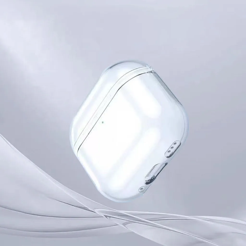 Ảnh Vỏ bảo vệ trong suốt Fonken có vỏ bảo vệ TPU Carabiner cho Airpods 4 (2024) 2