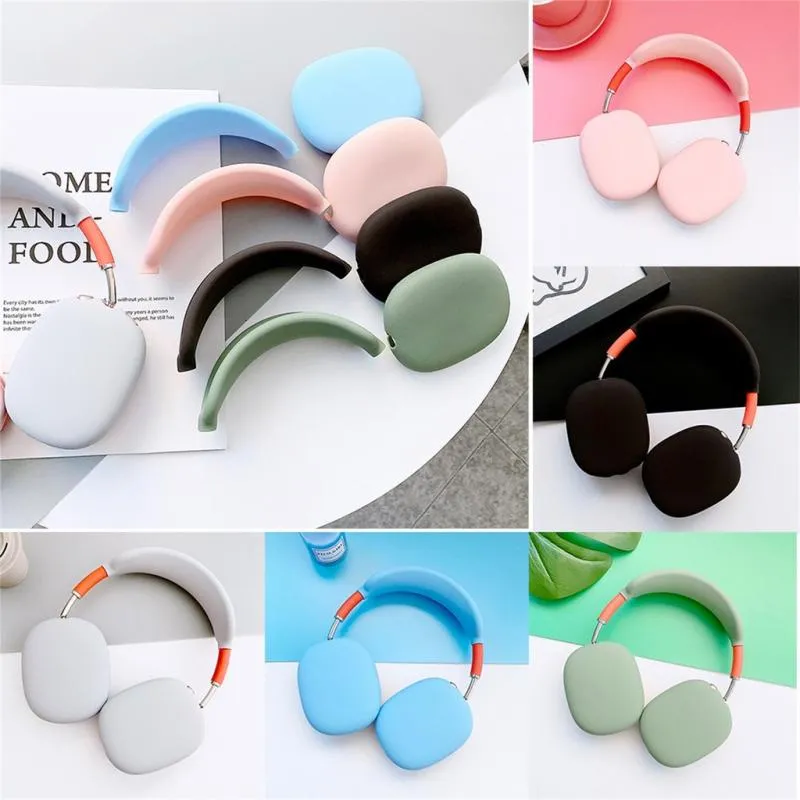 Ảnh Vỏ bọc bảo vệ tai nghe Air-pods Max bằng silicon chống sốc / trầy xước HDOORLINK 2
