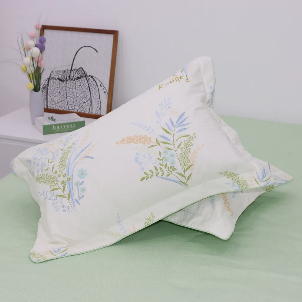 Ảnh Vỏ Gối Nằm Chần Bông Cotton Hàn Quốc KBedding by Everon 45x65cm ( 1 cặp) 4