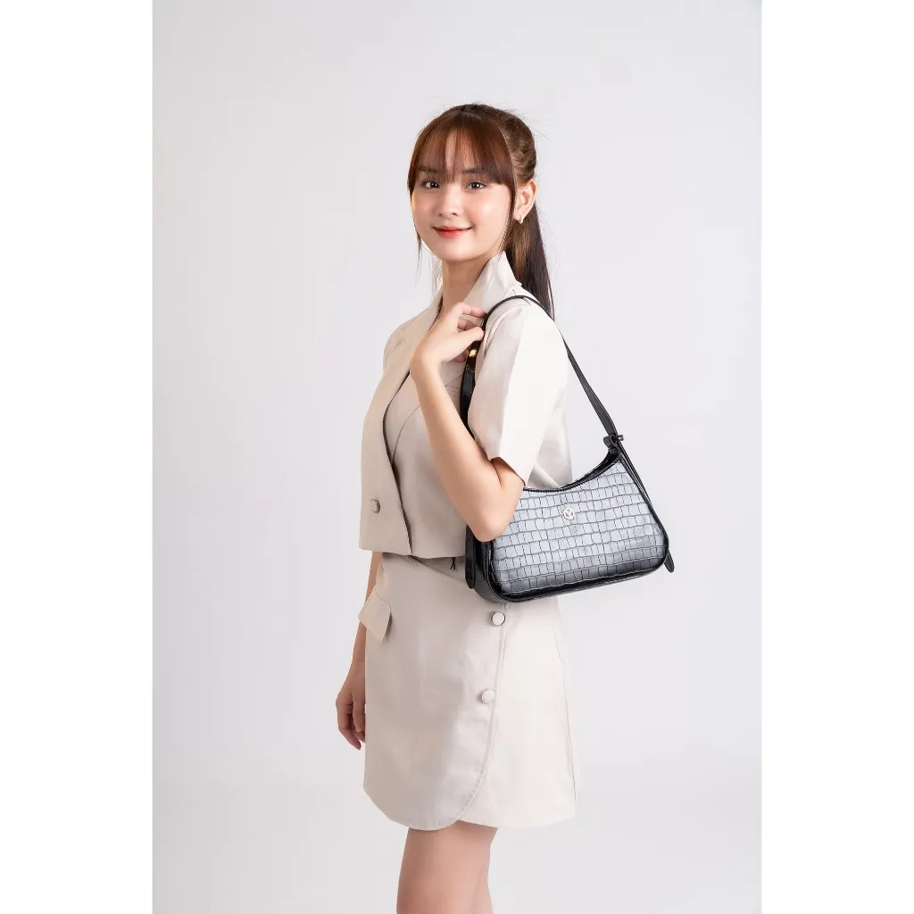 Ảnh [Võ Hà Linh x Lata_HCM] Túi Yuumy (Thời trang nữ đi tiệc - Túi đeo vai da Verein YN178) 4