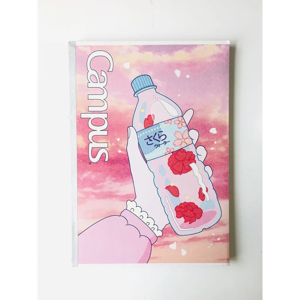 Ảnh Vở Kẻ 4 Ly Ngang - Kẻ Ngang Có Chấm Campus Kawaii 200 Trang Khổ A5/B5 1