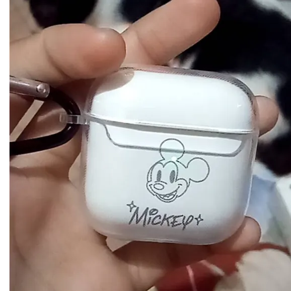 Ảnh Vỏ sạc tai nghe Disney trong suốt màu sắc Thích hợp cho Pro4 2