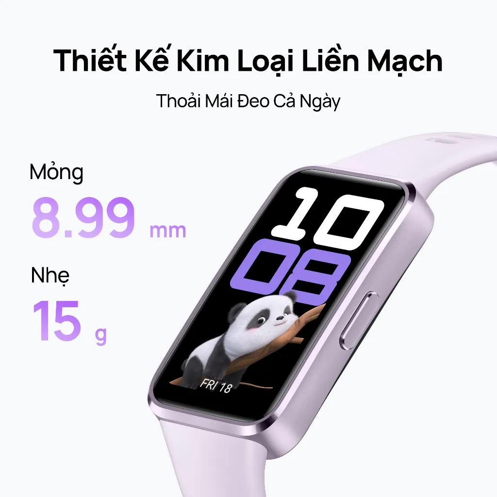 Ảnh Vòng Đeo Tay Thông Minh HUAWEI Band 10 Khung Hợp Kim Nhôm Tinh Tế | Phân Tích Giấc Ngủ Chuyên Nghiệp 3