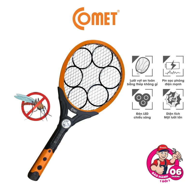 Ảnh Vợt Muỗi Comet CP040 điện thế mạnh 3