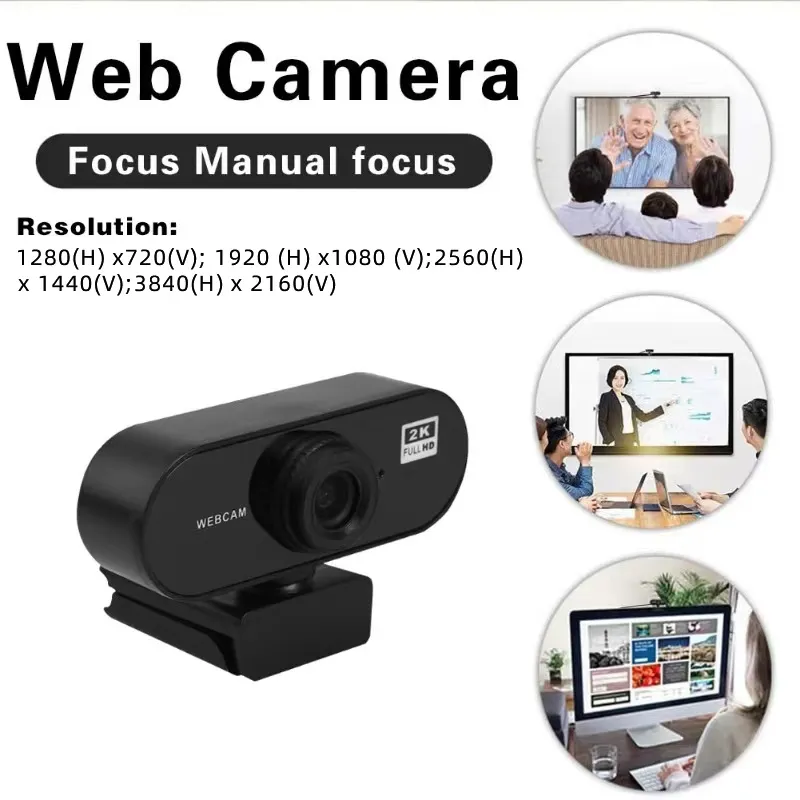 Ảnh Webcam EVEBOT USB 1080p tự động lấy nét kèm mic chất lượng cao chuyên dụng 3