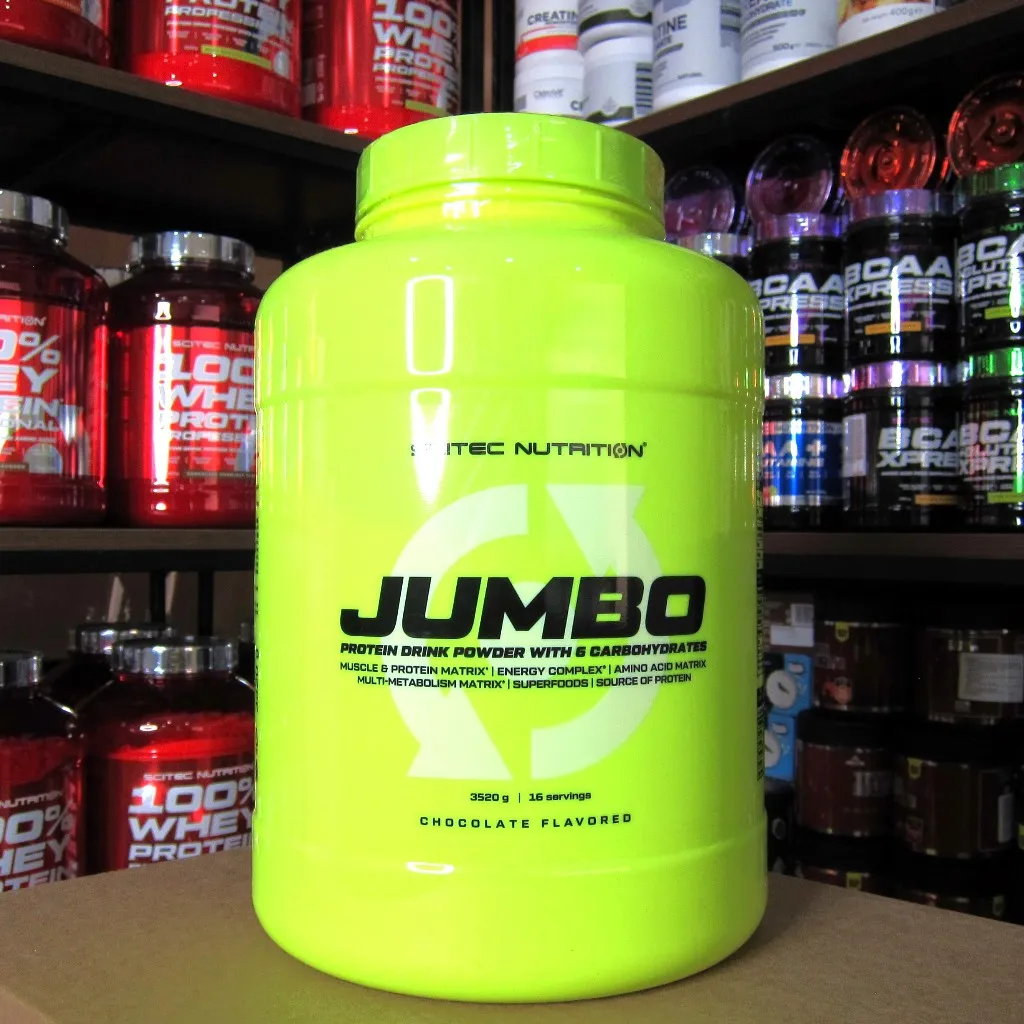 Ảnh Whey Sữa Tăng Cơ Tăng Cân JUMBO Scitec Nutrition Thực Phẩm Bổ Sung Jumbo - 3520G (16 Serving) 1