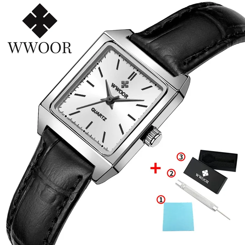 Ảnh WWOOR Đồng hồ chống thấm nước phong cách thể thao thời trang cho nữ-8850 4