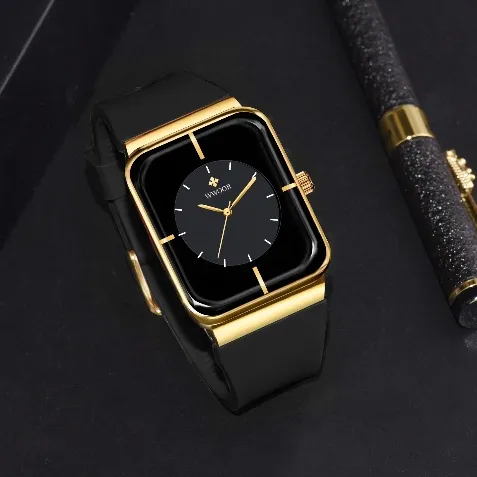 Ảnh Wwoor Đồng Hồ Quartz Chống Thấm Nước Với Dây Đeo Silicon Thoải Mái Chất Lượng Cao 8884 4
