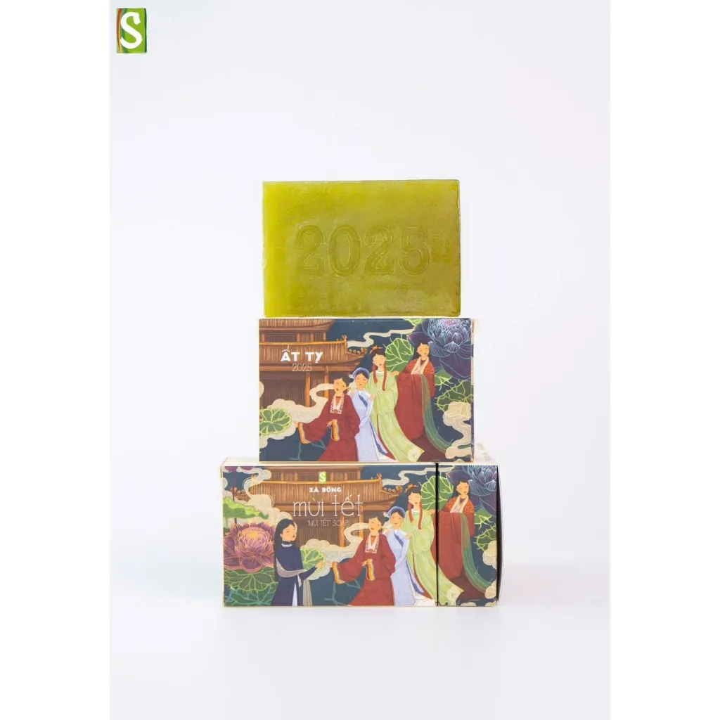 Ảnh Xà bông HTX Sinh Dược hương mùi già 100g 1