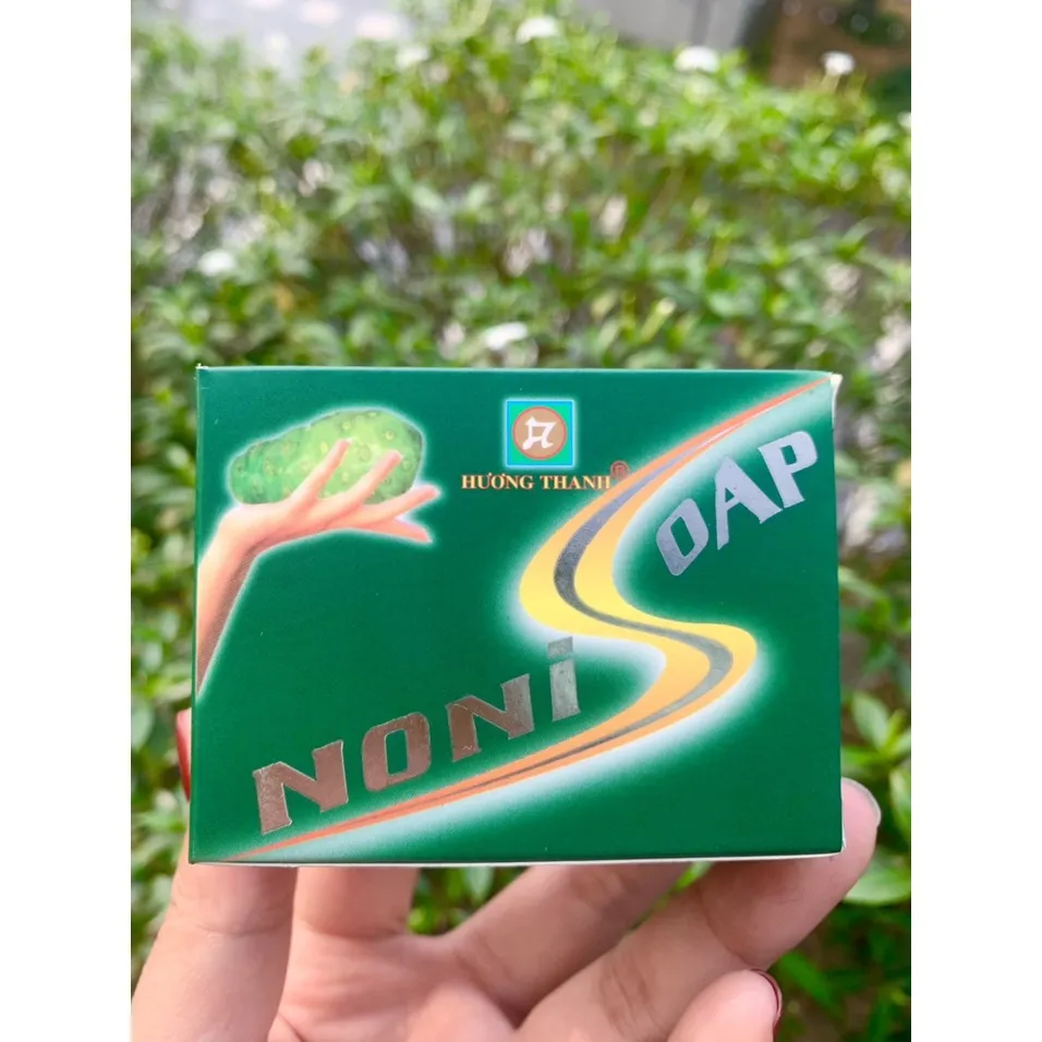 Ảnh Xà Bông Nhàu Hương Thanh Noni Soap, xà phòng thảo dược giúp mềm mịn da, loại bỏ tế bào chết, bánh 80g 4