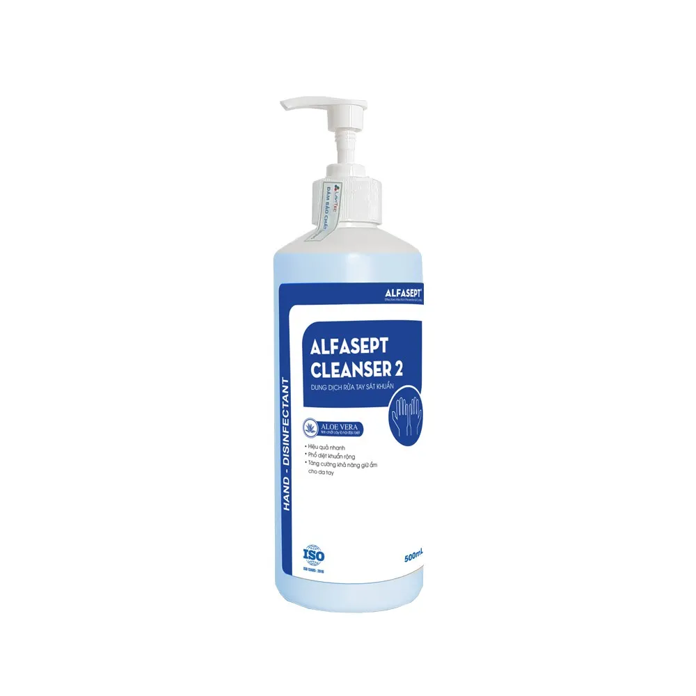 Ảnh Xà Phòng Rửa Tay ALFASEPT Cleanser 2 Giúp Khử Khuẩn Nhanh Chóng Và Tăng Cường Khả Năng Giữ Ẩm Cho Da Lọ 500ml 3