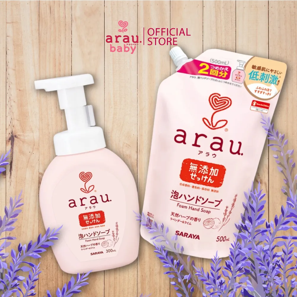 Ảnh Xà phòng rửa tay tạo bọt thảo mộc arau. bình 300ml 4